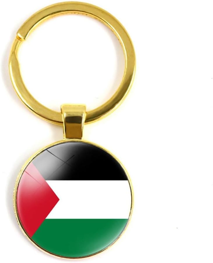 Palestinian Flag Keychain - Show Your Love for Palestine and Identify Your Belongings Easily - Durable and Practical Accessory for Men and Women