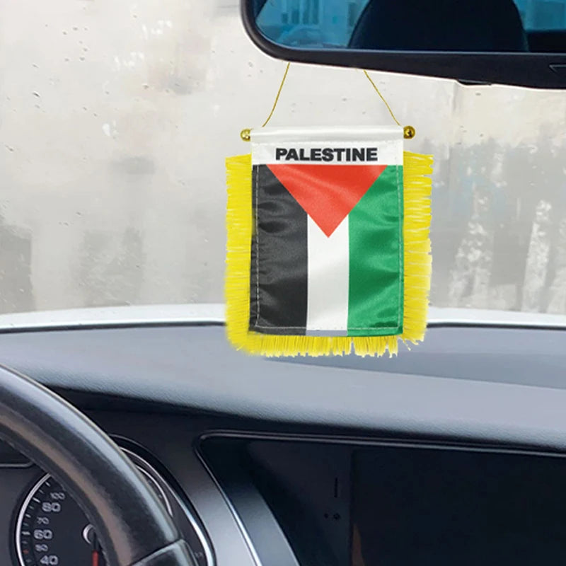 Palestine Mini Flag Tassel-palmerch.com